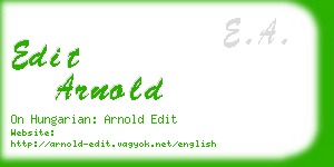 edit arnold business card